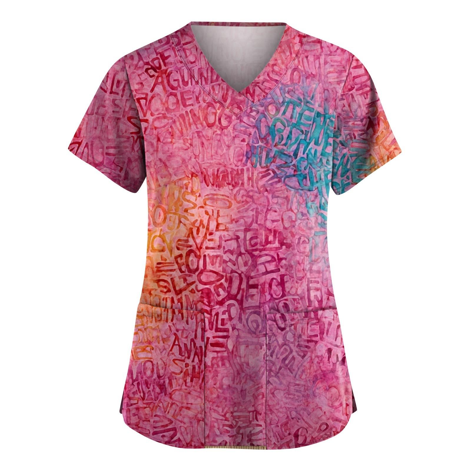 

Жіночі модні комбінезони з V-подібним вирізом та коротким рукавом, з кишенями, з принтованими топами, одяг XXXXXL