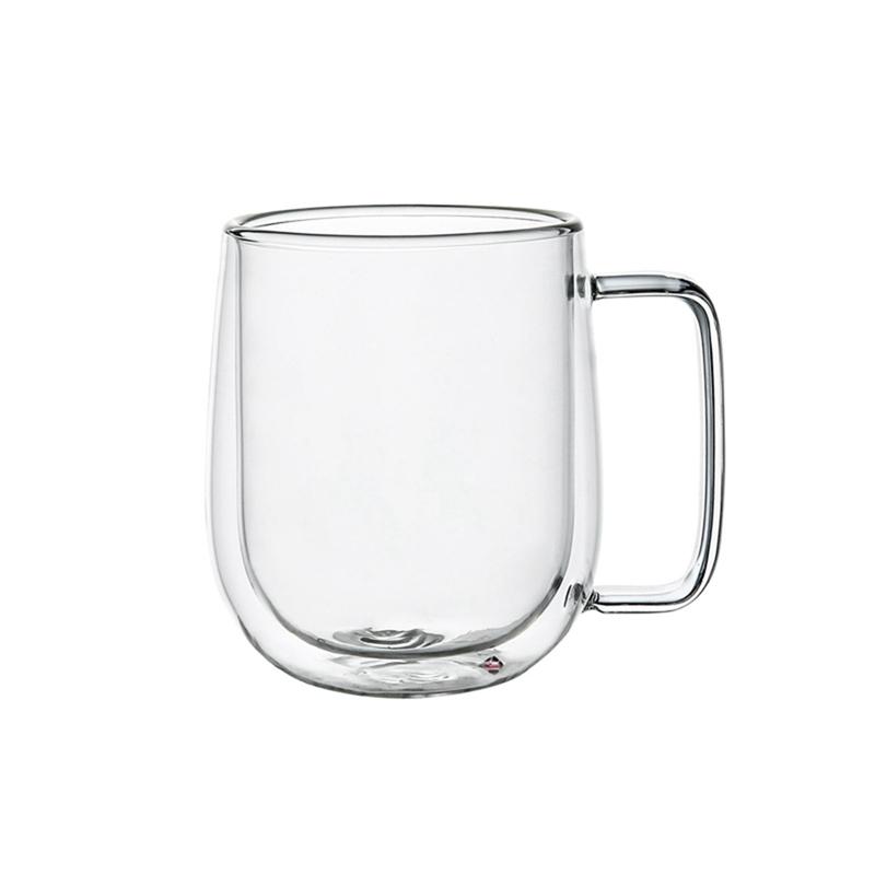 

250/350 мл двухслойная прозрачная стеклянная кофейная чашка с ручкой стеклянная кофейная кружка термостойкая чашка для эспрессо чашки для чая 201-300ml