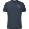 Outdoor Compass Loose Short Sleeve T-Shirt Men Tops Storm-Gray 1390224-044