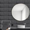 Vividtiles 10 Feuilles Papier Peint Vinyle à Décoller et Coller Brique d'Imitation 3D Autocollant Carreau Mural Auto-adhésif pour Décoration Intérieure