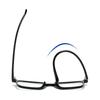 Elegant Square full-rim reading glasses for women PC frame clear Lens magnification 0 to +6.0 fashionable reading glassesMen