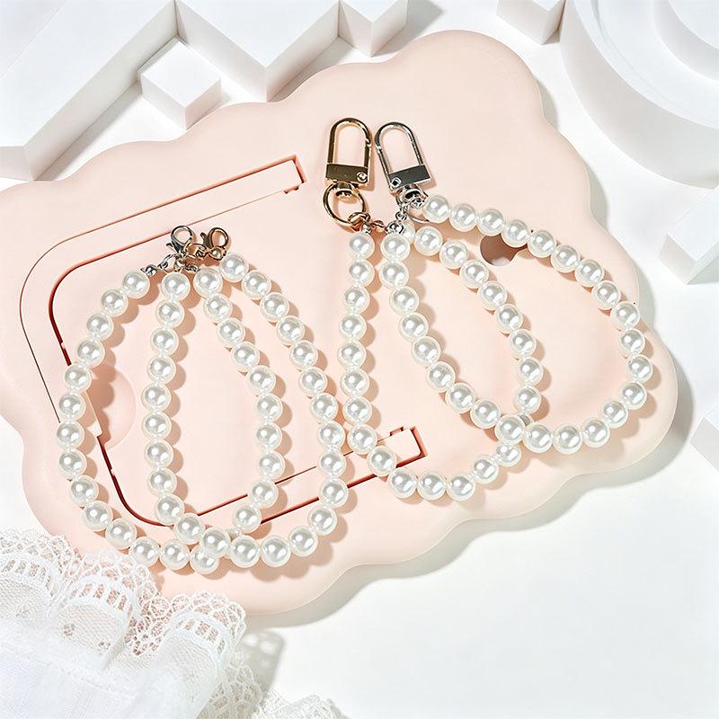 DIY Imitation Pearl Keychain Pendant - Simple Pearl Bag Ornaments & Creative Hanging Accessories