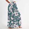 Women's High Waisted Wide Leg Pants Summer Casual Flowing Pocket Wide Leg Pants Floral Print Beach Pants