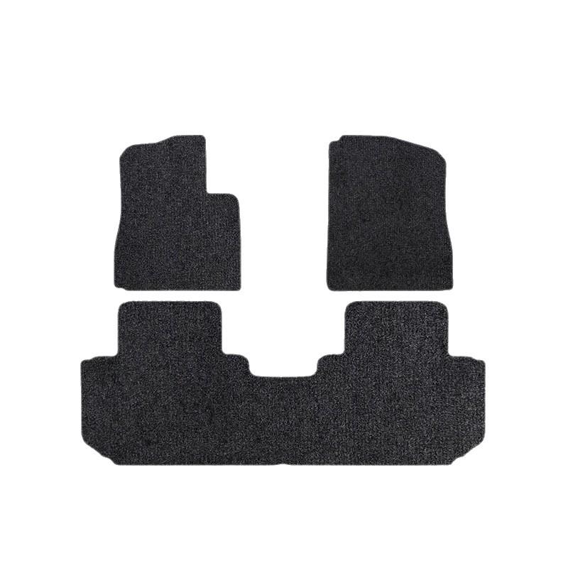 Black Nylon Velour Floor Mats for BYD Tang L-25 Model