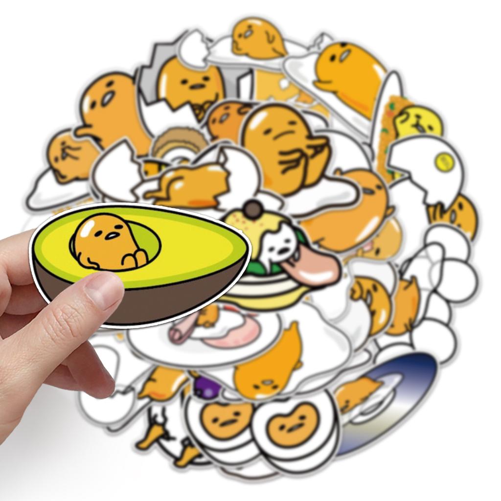 50 Lazy Balls Doodle Cartoon Animation DIY Suitcase Handbook Mobile Phone Case Glue Sticker