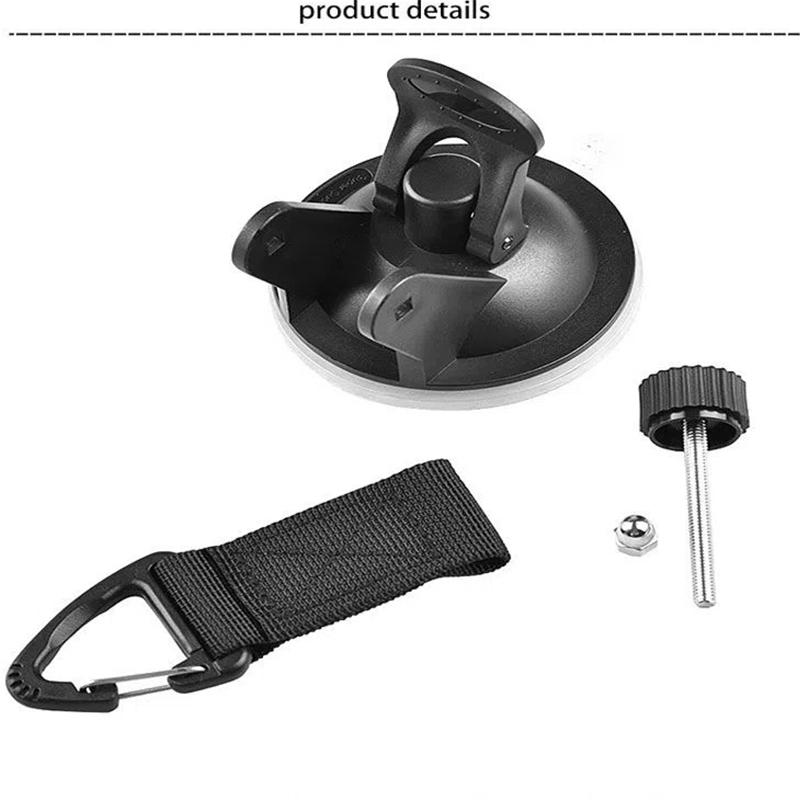 4Pcs Car Truck Tent Suction Cups Buckle Round Triangular Side Awning Anchors Outdoor Camping Tent Securing Hook Auto Accessories