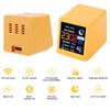Mini Smart WIFI Weather Station Clock with Digital Screen DIY GIF Animations Desktop Mini Clock for Game Room Decoration