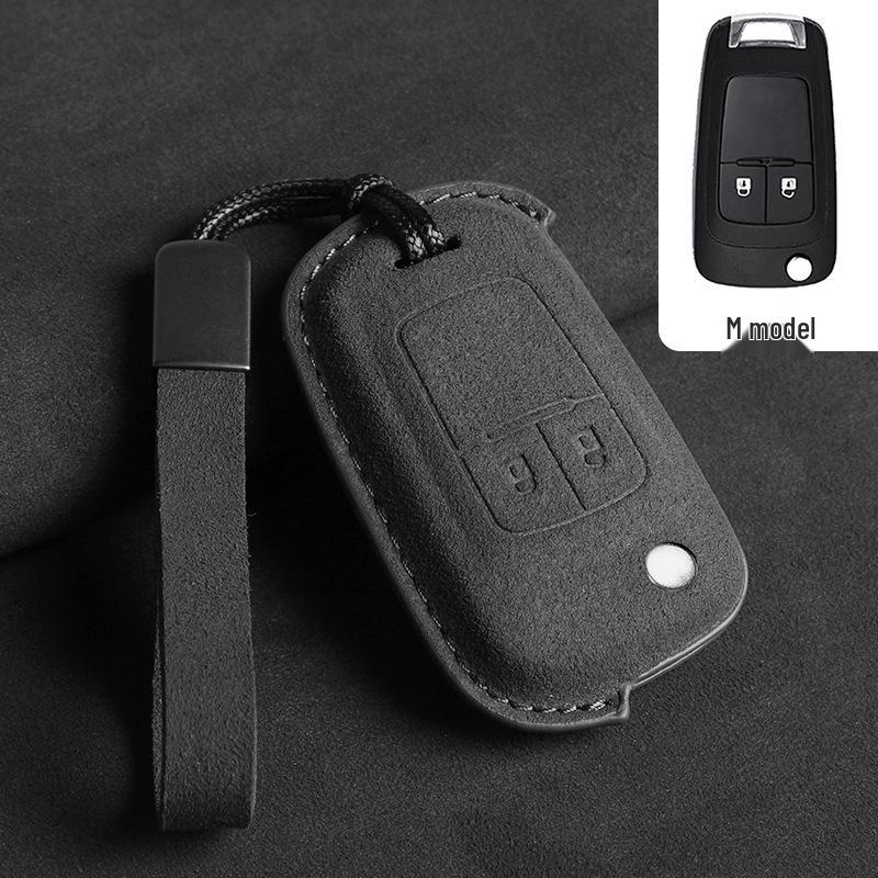 Chevrolet Key Cover: 3D Suede Protection for Cavalier, Malibu, Cruze, Trax, Monza, Sail