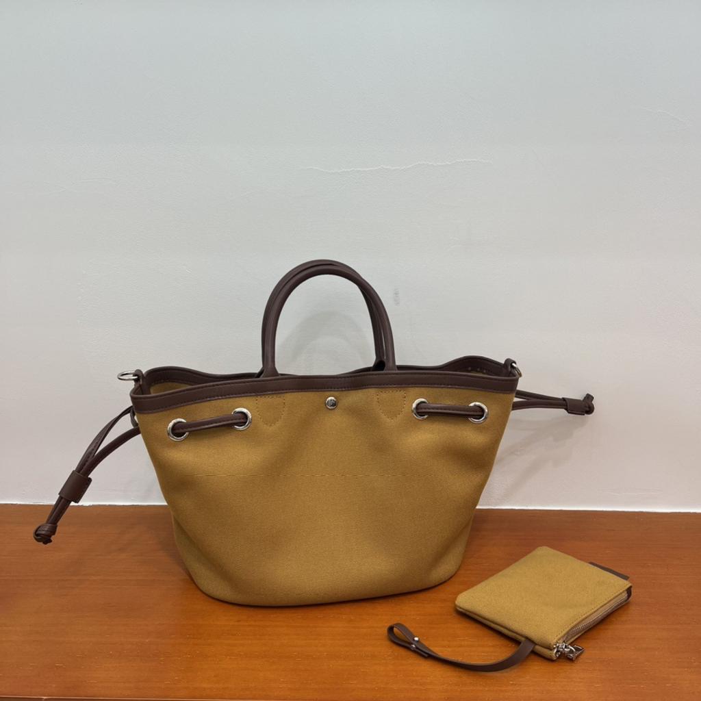 Australian Sheepskin Thickened Cotton Linen Small Tote Bag Casual Drawstring Australian Style Handbag Small Canvas Bag