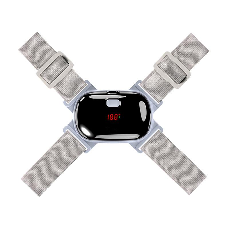 

Детский корректор горбуна, невидимый для взрослых, интеллектуальный вибрационный корректор, ремень для коррекции осанки при сидении у подростков 8815 серый