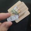 5 Bundles Dollar Euro Ticket Thumb-Sized Dollhouse Pocket Simulated Banknotes Mini Fake Money Prop Dollar Bills Money Decoration
