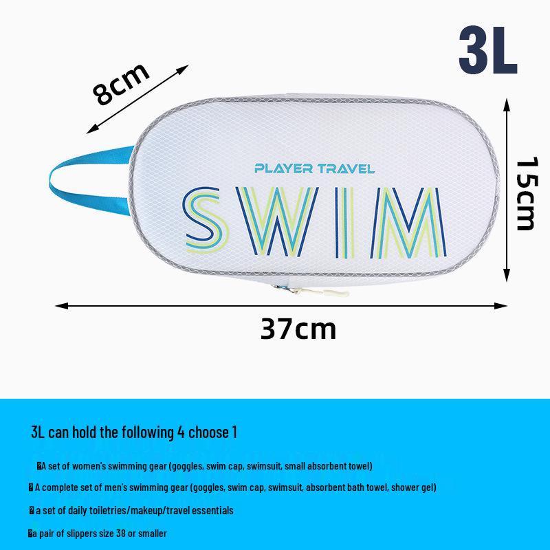 Waterproof Portable Swim Bag: Handbag for Swimsuit, Sports, Fitness, and Travel