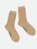Yellousagseu Glitter Socks Gold Brown