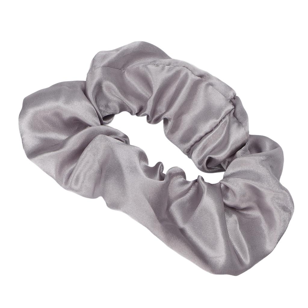 5pcs Light Up Scrunchies Light Up Grey Satin Elastic Glow in The Dark Hair Scrunchy for Women