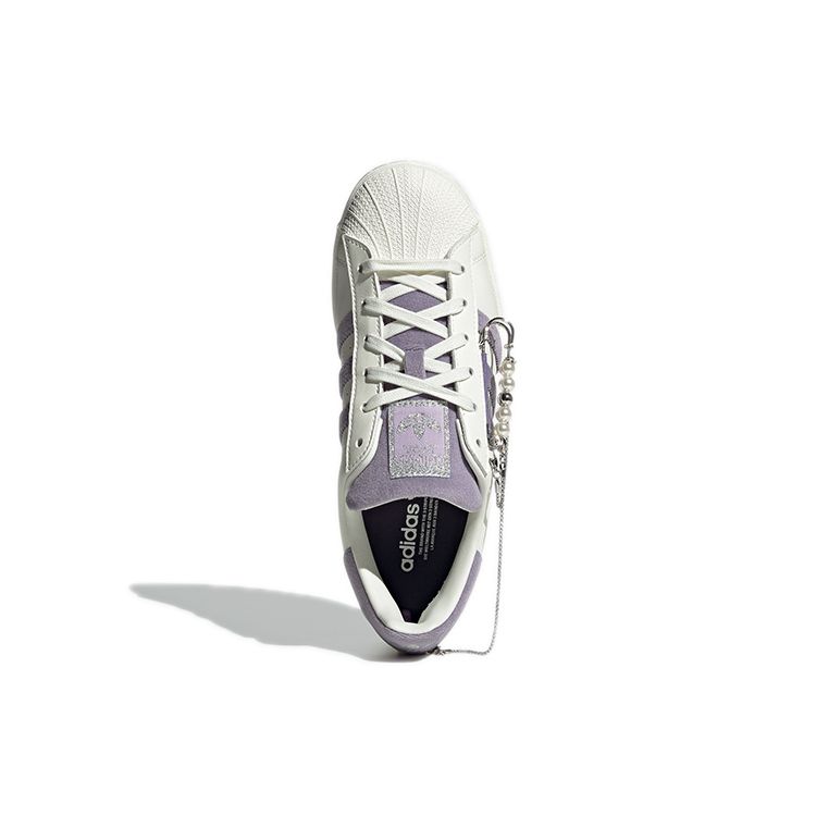 Adidas Originals Superstar Low Top Sneakers Women Sneakers White Purple GZ3389