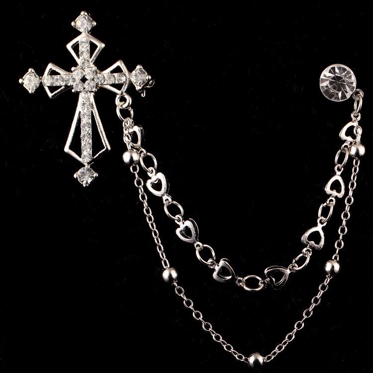 Herren Europäischer & Amerikanischer Anzug Hemd Brosche, Bestseller-Stil