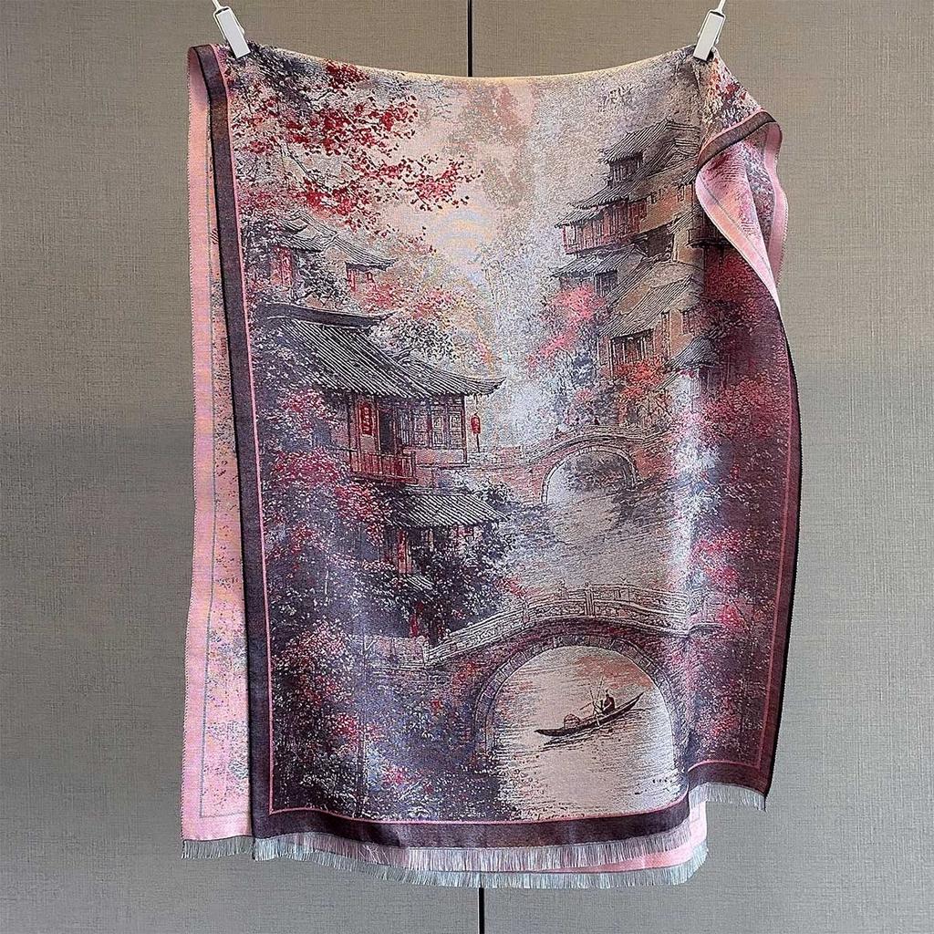 Women Cashmere Tessel Scarf New Large Shawl Wrap Autumn Winter Thick Warm Blanket Luxury Quality Bufanda Poncho Echarpe Pashmina