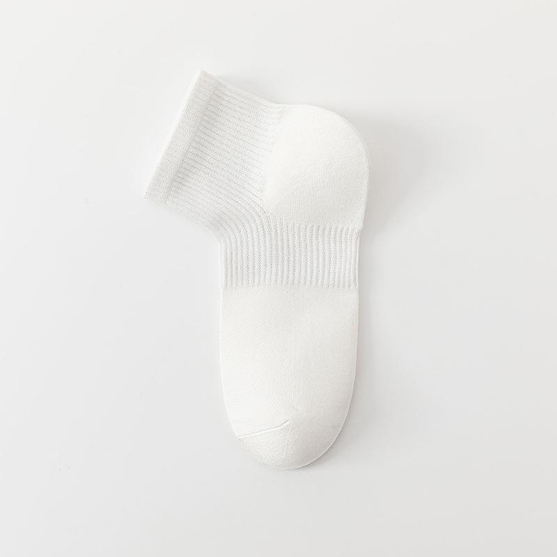 Damen Sommer Dünne Mesh Atmungsaktive 10A Antibakterielle Tube Rechte Winkel Socken