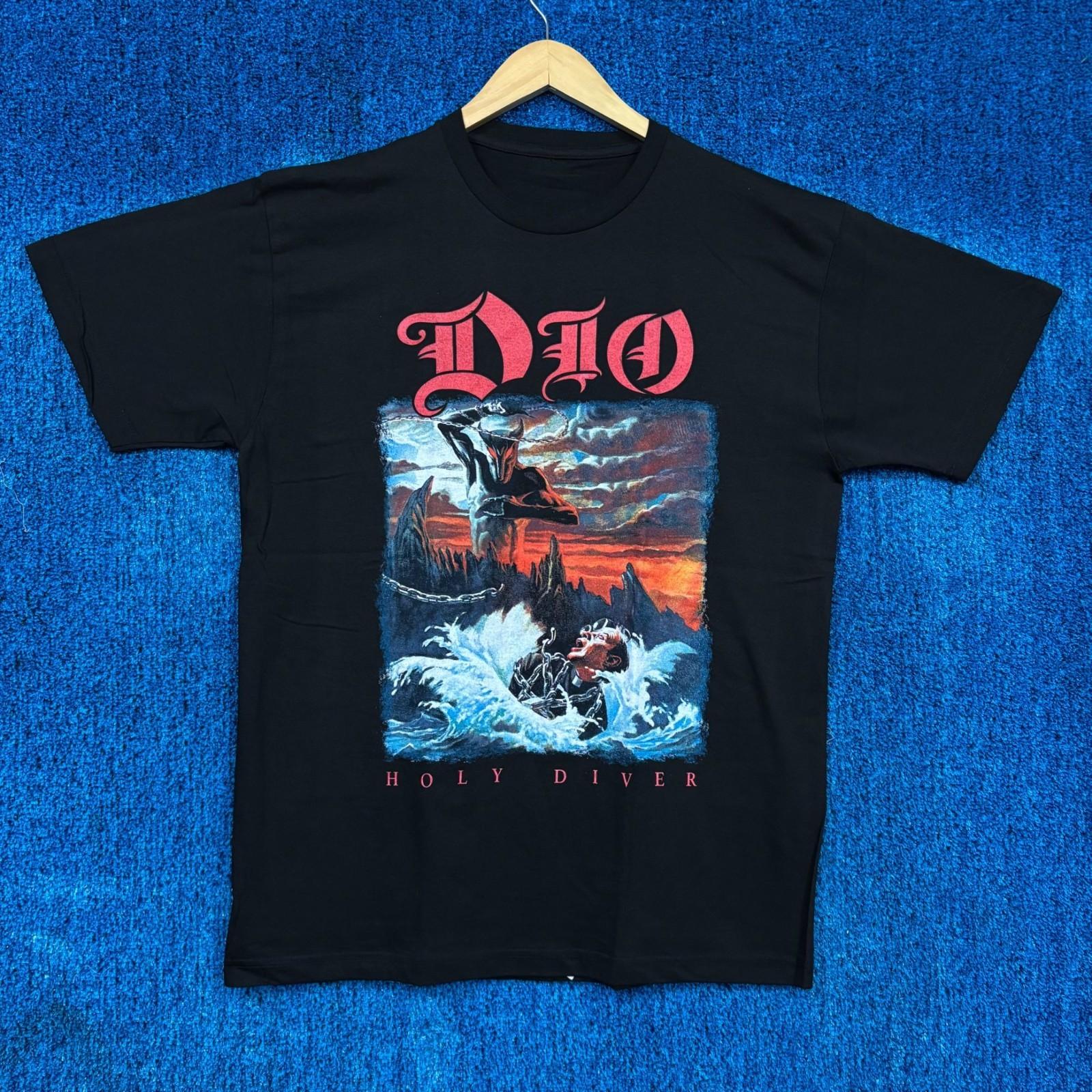 Dio Holy Diver Debut Album Cover Art Heavy Metal Band Tee L Unisex T-Shirt XXXXL