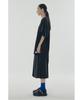 RECODE A-Line Slit Pleats Lining Skirt