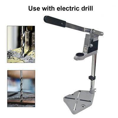 Support de Perceuse d'Établi Électrique Multifonctionnel à Table Cadre Fixe Alliage d'Aluminium Accessoires Meuleuse de Puissance