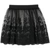 Transparent Lace Underskirt Slips High Waist Mesh Underskirt Slips Dress  Girls