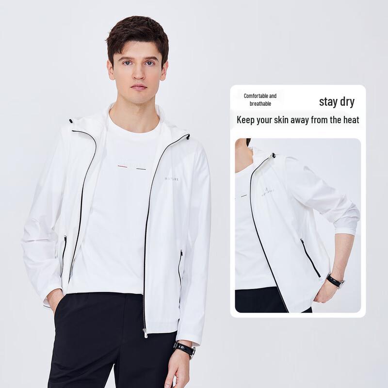 Navigare Men's Hooded Breathable Sun Protection Jacket