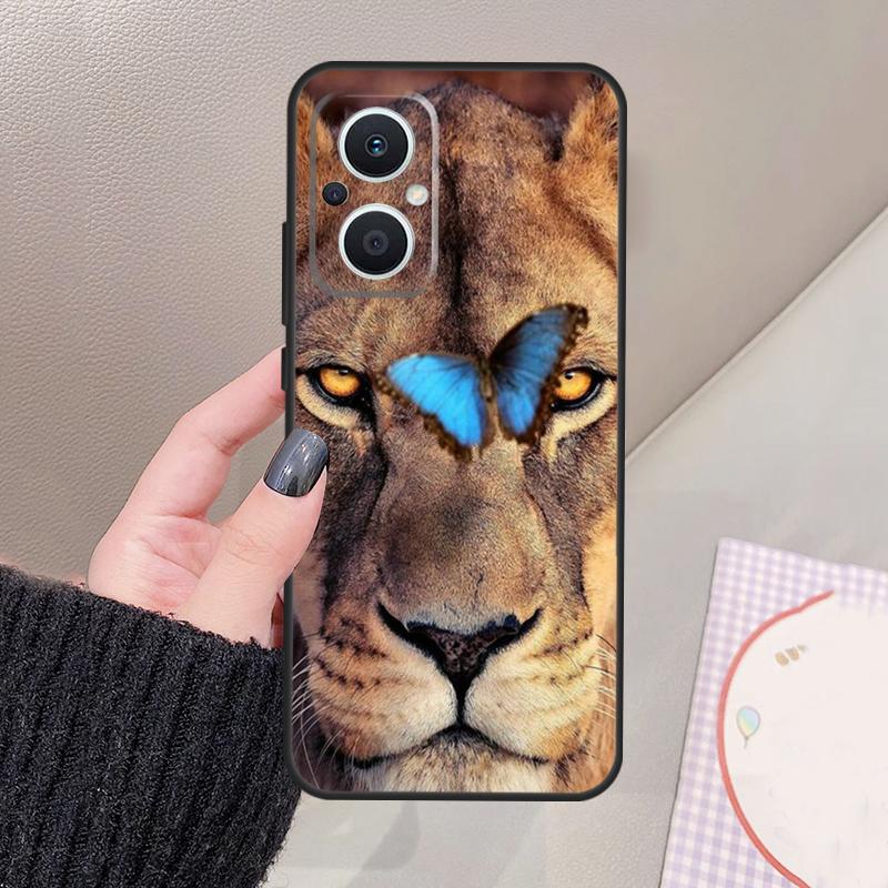 Lions Funda For OPPO Reno 12 14 13 11 10 Pro 11F 12F 13F 14F 7 8 Lite OPPO Find X6 X5 X8 X9 Pro Case