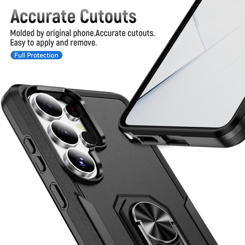 Durable Ring Holder Cell Phone Bag Case for Samsung Galaxy S26 Ultra 5G S25 Plus S24 FE S23 S22 Ultra S 26 25