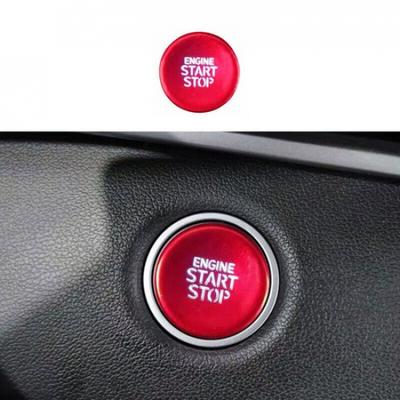 Red Interior Start Stop Button Trim Cover  For Hyundai Santa Cruz 2022-2023