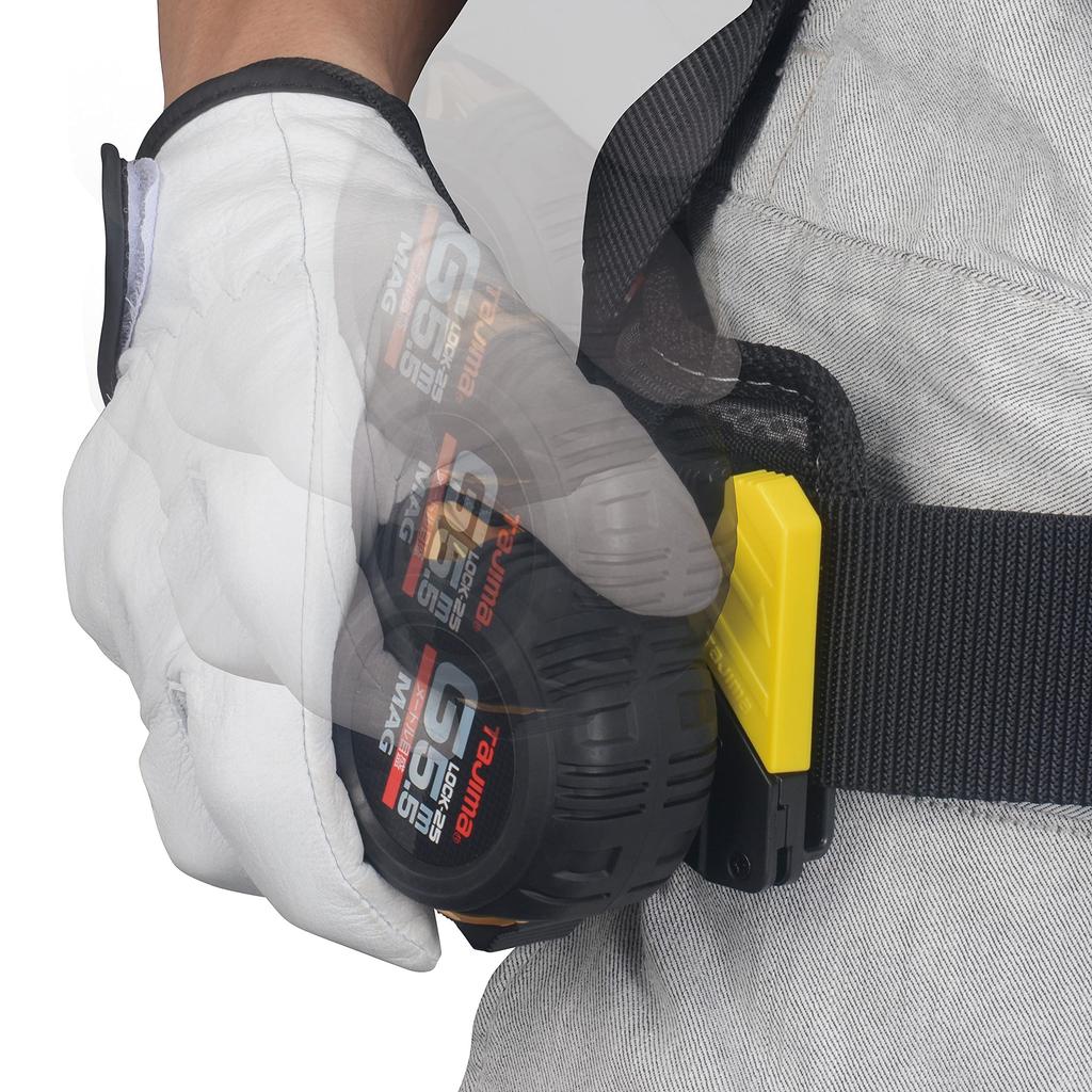 Tajima Rotating Safe Convex Mag Claw G-Lock 25, 5.5m, RSFGLM25-55BL