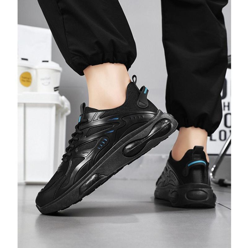Men's Four-Season Breathable Shoes Versatile Chunky-Soled Anti-Slip Sports Casual Footwear