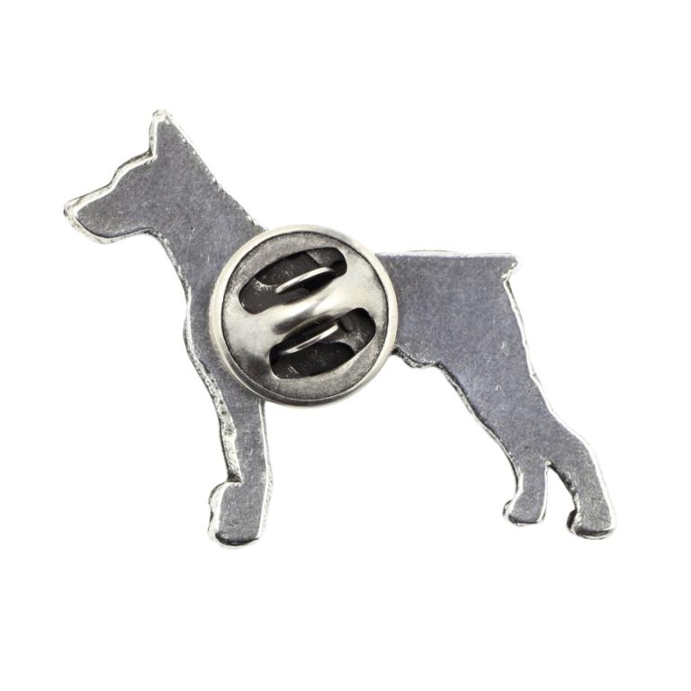 Dobermann, Doberman Pinscher, Dobie - Dog Brooch In a Gift Box, Elegant Pin, Lapel Pin for Art-Dog Brand Jacket