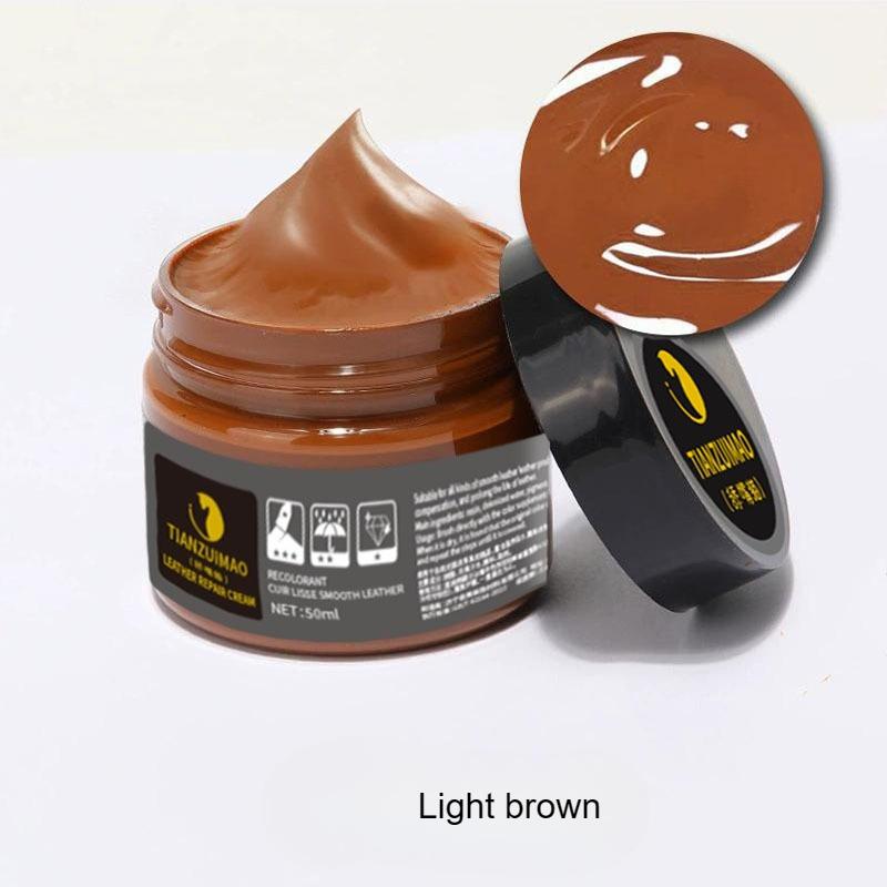 50ml zestaw kremów do naprawy skóry buty fotelik samochodowy Sofa płaszcze otwory Scratch Crack Restore naprawa kolor zestaw do pielęgnacji samochodu płynna skóra odnawianie skóry narzędzie do naprawy