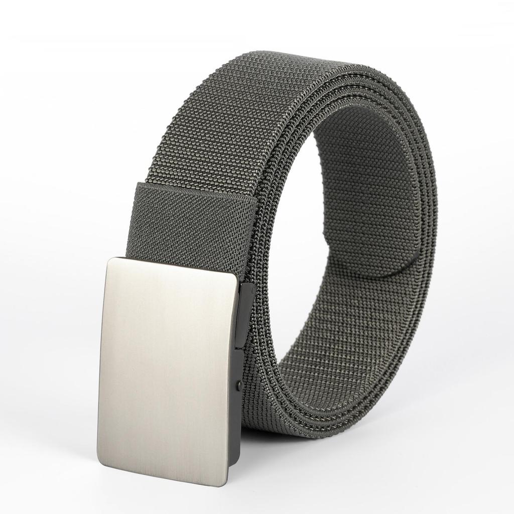 Tactical Quick Release Elastic Nylon Waist Belt for Men