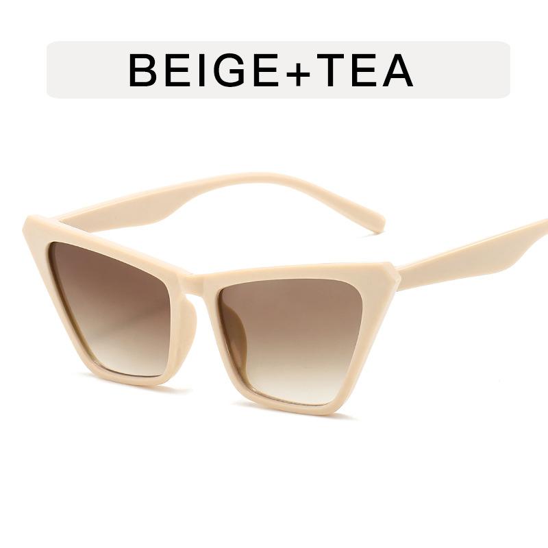 

Европейско-американские стильные мужские солнцезащитные очки Модные женские солнцезащитные очки формы «кошачий глаз» для вождения и пеших прогулок