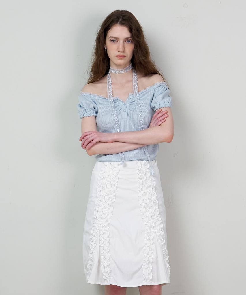 Seuleubi Amel Frill Skirt_3 Color
