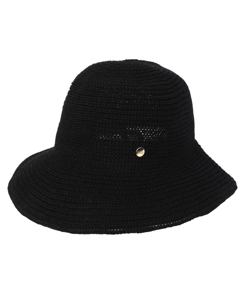 Yunibeosyeolkemiseuteuli Summer Black Logo Round Bonnet Hat