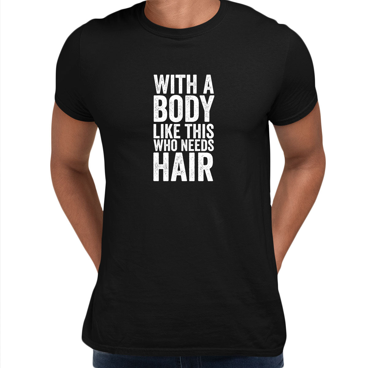 

With a body like this Mens Funny T-Shirt Novelty Joke T-Shirt Rude Gift Him Dad Birthday Slogan Unisex T-Shirt XXXL чорний