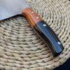 7.5 Inch Slicing Knife Powder Alloy Steel Blade Wood Handle Sharp Cleaver Meat Cutting Vegetables Handmade Husa Kitchen Knife
