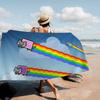 Cartoon N-Nyan Cats Cute Microfiber Printed Beach Towel Mountain Climbing Yoga Beach Swimming Running Absorbent Soft Towel