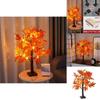 Led Maple Tree Light With 24 Leds For Thanksgiving Christmas Party Home Decoration Indoor Garden Scene