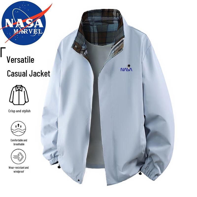 

NASA MARVEL Men s Stand Collar Casual Jacket 3XL