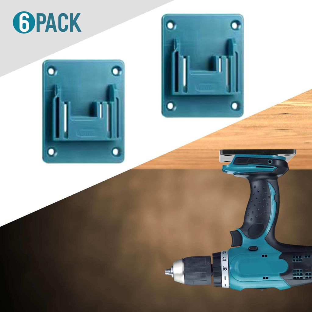 Convenient and Space Saving Lithium Battery Power Tool Holder for  14 18V Hang and Store with Ease