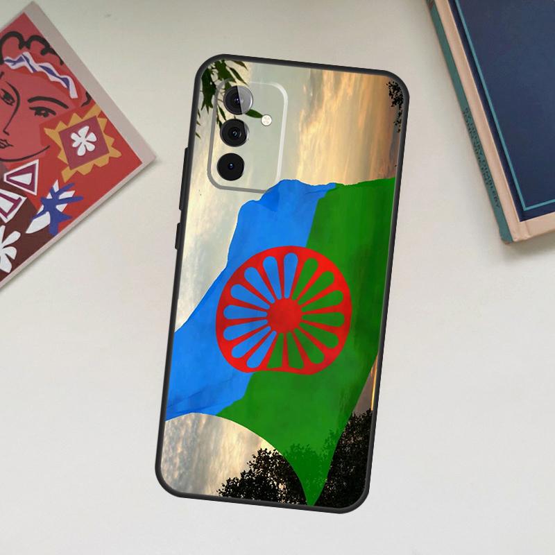 Gypsy Aromanian Romani Flag Case For Samsung Galaxy A06 A16 A26 A36 A56 A55 A35 A15 A53 A32 A52 A33 A13 A14 A34 A54 A17