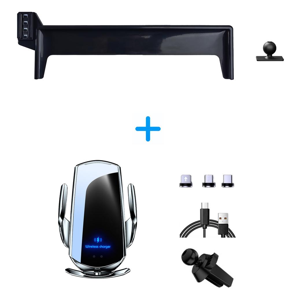 For ZEEKR X 2023 2024 Car Phone Holder Screen Fixed Navigation Bracket Wireless Charger Stand Phone Mounts Car Accessories