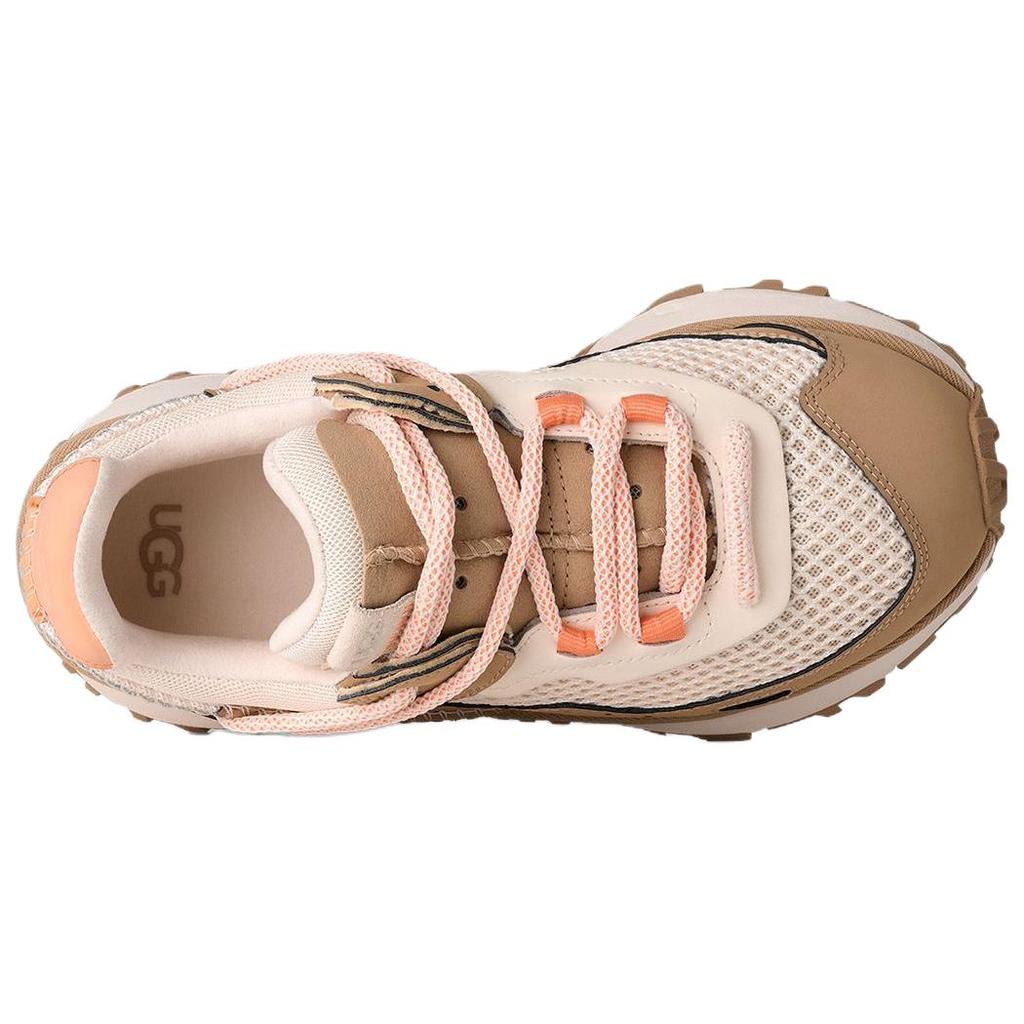 UGG Retrofi Cow Split Leather Round Toe Versatile Low Top Casual Shoes Women sneaker Brown 1175118-SRPF