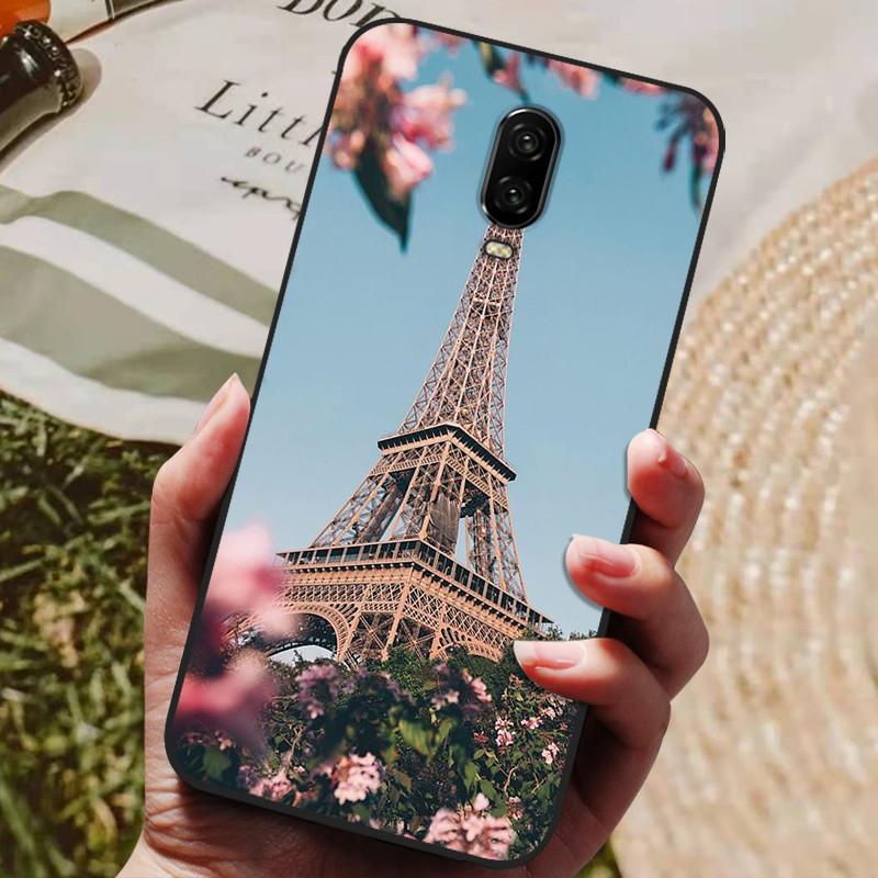 For Oneplus 6 6T Case Silicone Soft TPU Back Cover Phone Case For One Plus Oneplus 6t 6 T Case Black Cover Coque Fundas Capa