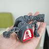 New 3d Printed Subnautic-a Flexible Articulated Fidget Model Leviathan Sea Eater Monster Bloop Sea Monster Figure EL Gran Maja