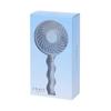 Francfranc Handy Fan Wave Blue Portable Fan with 5 Airflow Rechargeable USB Compatible [2025 Model] Settings, Battery, Charging, Type-C